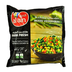 Al Ain Farm Fresh Frozen Mixed Vegetables 400gm