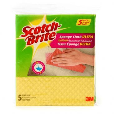 SCOTCH BRITE SPONGE CLOTH ULTRA 5'S