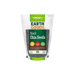 Earth Goods Organic Black Chia Seeds - 340 GM