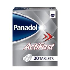Panadol Actifast 500mg Paracetamol for Pain Relief 20's