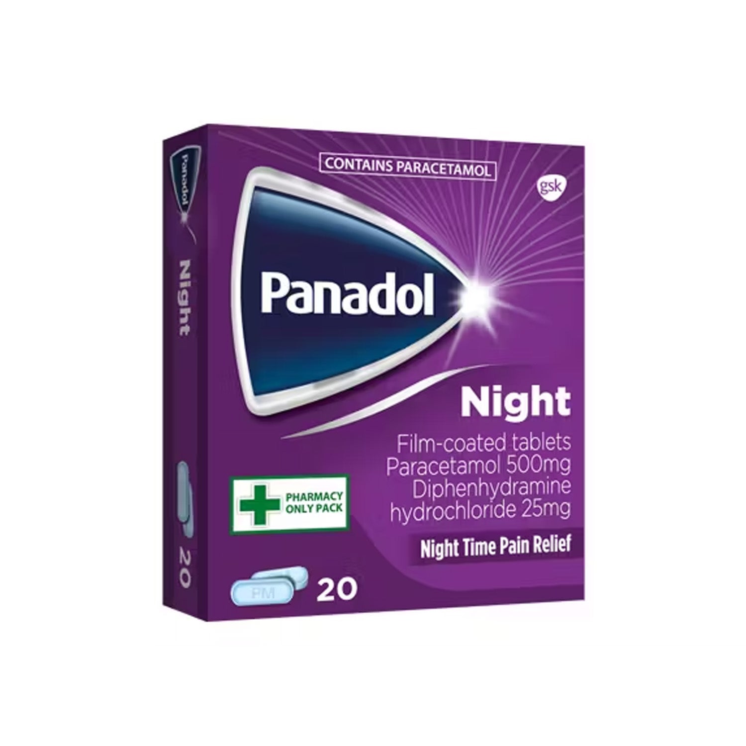 Panadol Night Caplets 24 CABLETS
