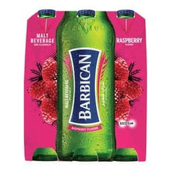 Barbican Non-Alcoholic Malt Beverage Raspberry Flavor 325Mlx6