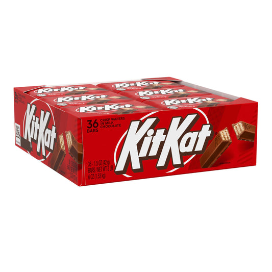 Kitkat Wafer Bars Coated With Milk Chocolate 6X36.5gm