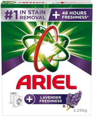 Ariel Fast Dissolving Automatic Laundry Detergent Powder Downy Lavender 2.25kg