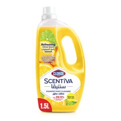 Clorox Scentiva Multipurpose Liquid Disinfectant Cleaner Refreshing Madagascar 1.5 Ltr