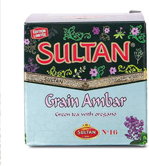Sultan Grain Ambar Pearl Loose Green Tea with Oregano 150gm