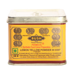 Bush Lemon Yellow Food Color Powder 100 Gm
