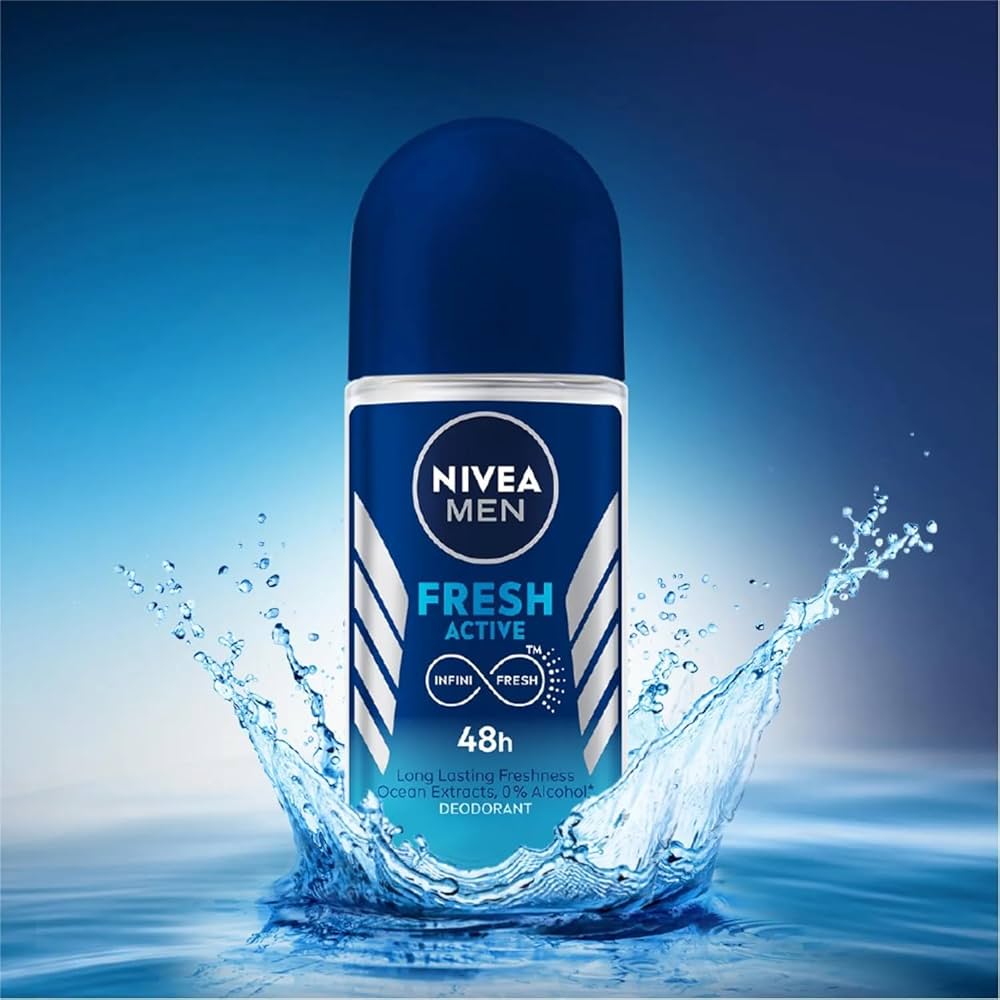 Nivea Men Fresh Active Long Lasting Freshness 48H Antiperspirant Deodorant Stick 50ml