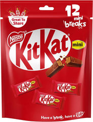 Kitkat Mini Chocolate Bars (12 Pieces) 162gm