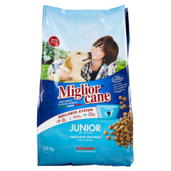 Miglior Cane Dry Food With Chicken For Junior Dogs 1.5kg
