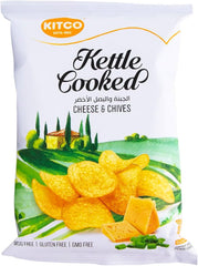 Kitco Kettle Chips Cheese&chives 40gm