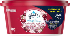 GLADE MINI GEL PEONY&CHERRY 70GM