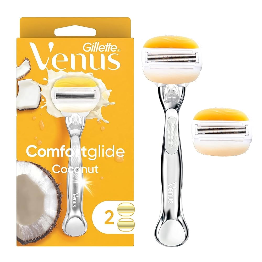 Gillette Venus Plus Olay Comfortglide Coconut 5-Blade