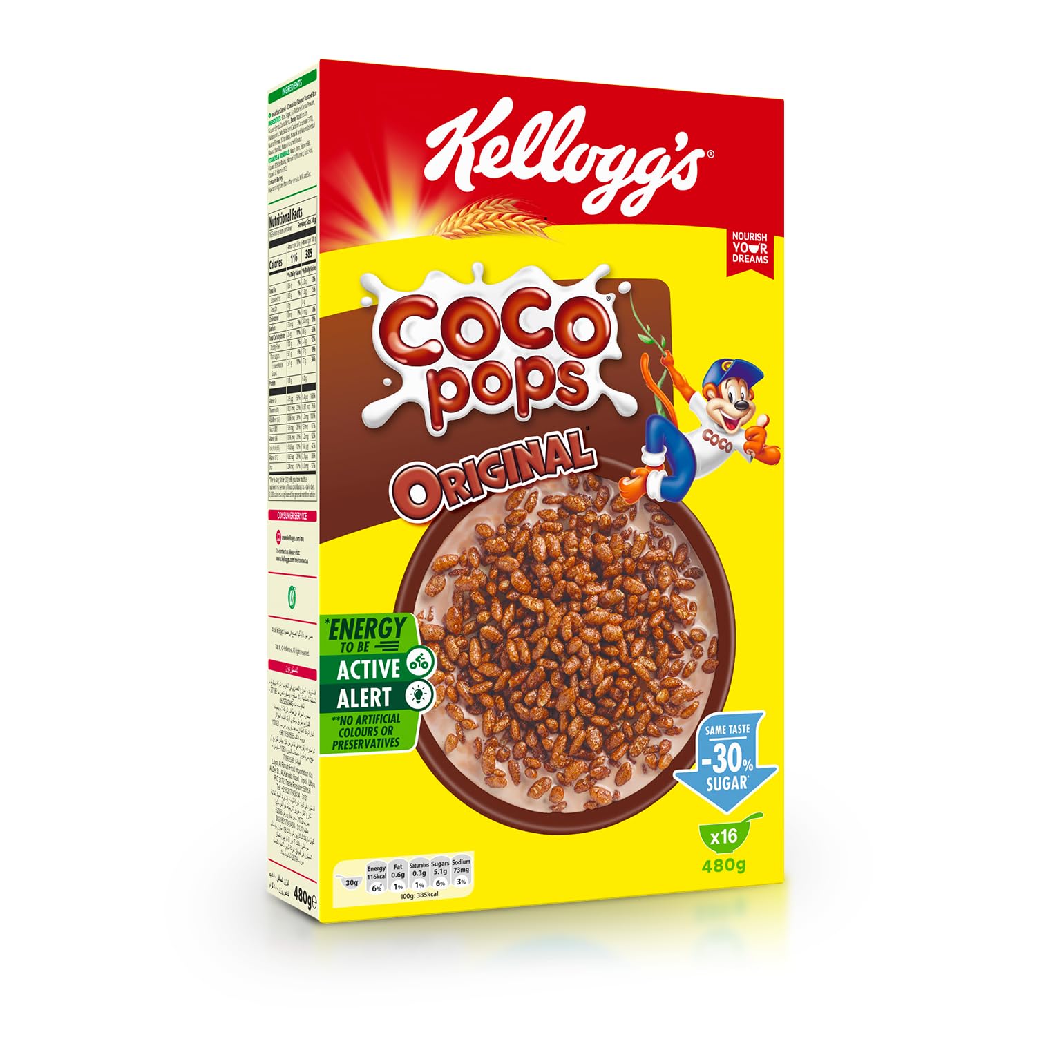 Kellogg's Coco Pops Cereal 480gm