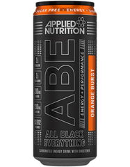 Applied Nutrition All Black Everything Carbonated Energy Drink Orange Burst Flavor - sugar free