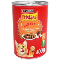 Purina Friskies In Gravy Lamb,turkey And Veg 400g