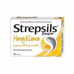 STREPSILS HONEY&LEMON 24 LOZENGES