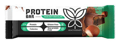 Healthy & Tasty 17g Protein Bar Chocolate & Hazelnuts Flavor, 60 G