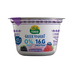 Nada Low Fat Blueberry Greek Yogurt With Real Fruit 160gm