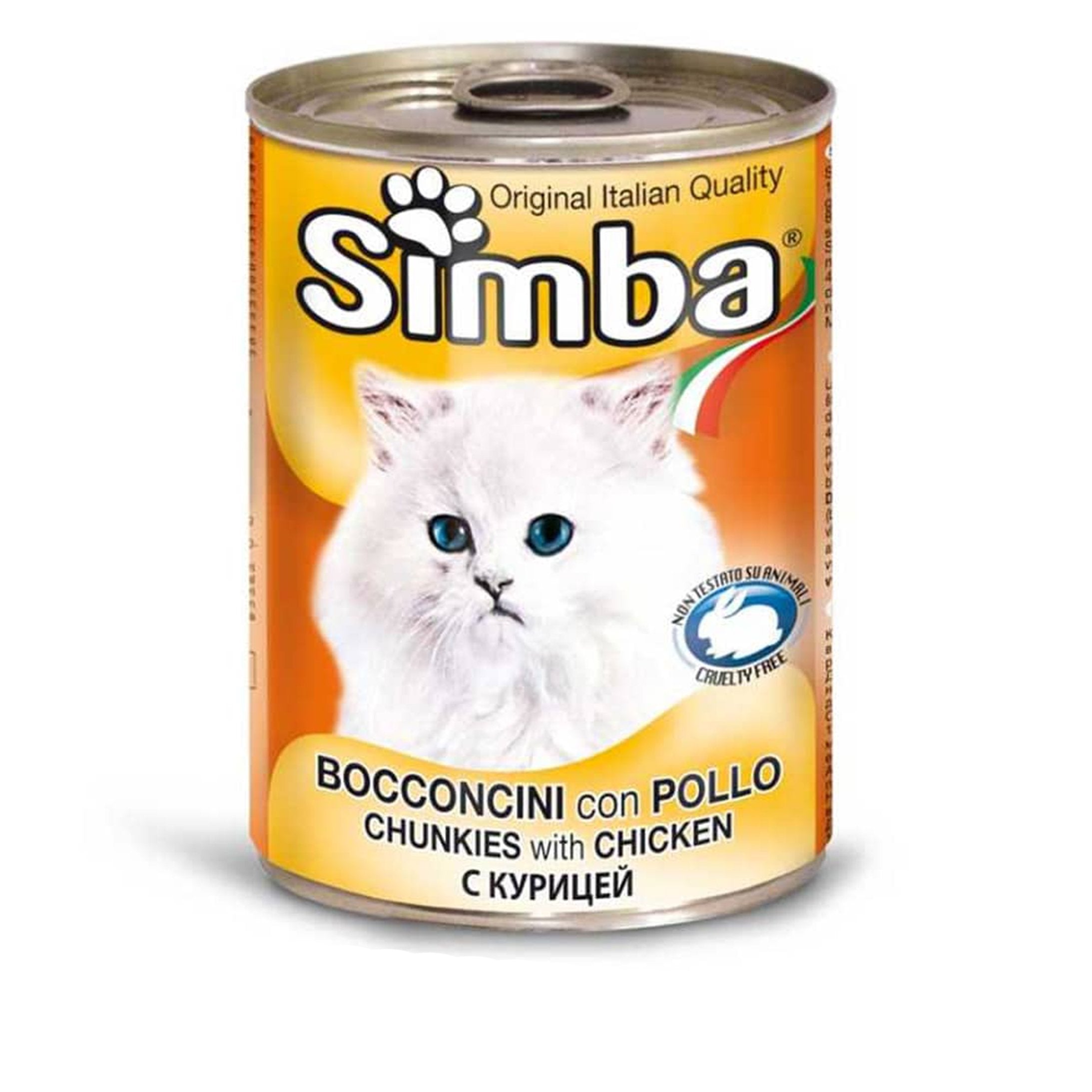 SIMBA CAT FOOD CHUNKIES WITH CHICKEN 415g