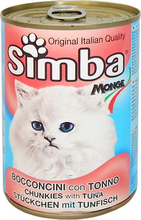 Simba Cat Food Chunkies with Tuna 415g