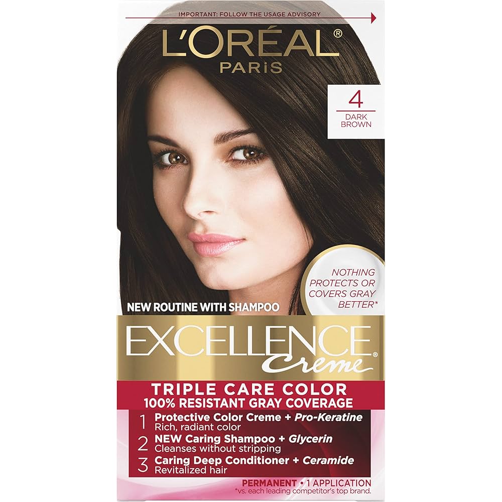 LOREAL EXCELLENCE 4 NATURAL BROWN