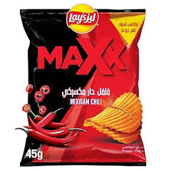 Lays Maxx Mexican Chili Potato Chips 45 Gm