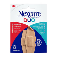 Nexcare Duo Assorted Bandages 8Per Pack