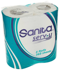 SANITA SERV.U 4*360 SHEETS TOILET TISSUE