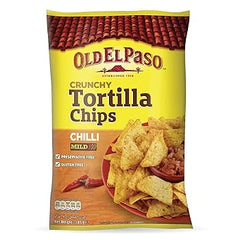 Old El Paso Crunchy Mild Chili Tortilla Chips 185gm