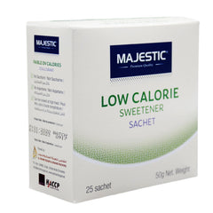 MAJESTIC LOW CALORIE SWEETENER 50PC