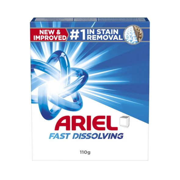 Ariel Fast Dissolving Semi-Automatic Laundry Detergent 110GM