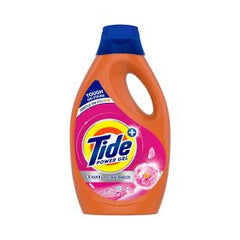 Tide Power Gel Laundry Detergent Downy Floral Breeze Scent Front & Top Load 1.8L