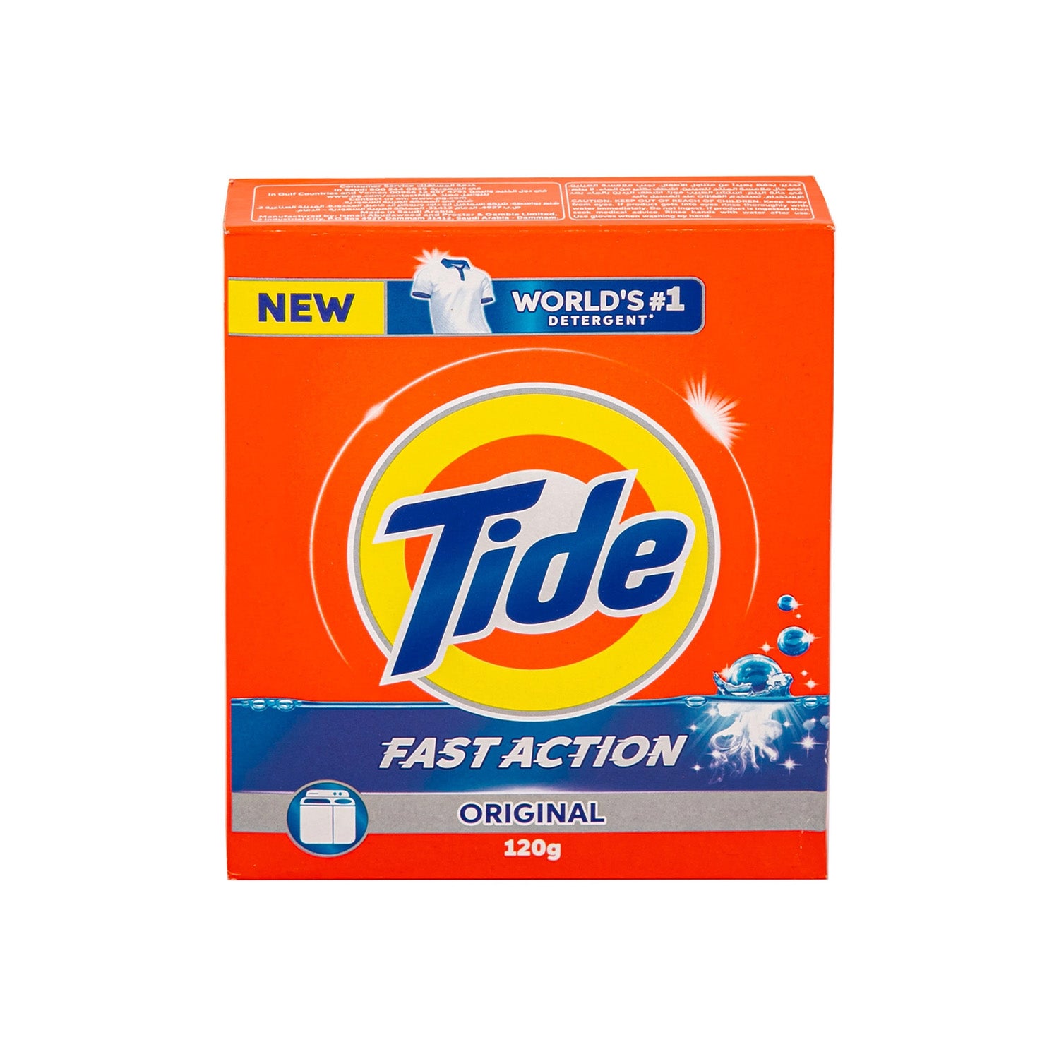 Tide Fast Action Semi-Automatic Original Laundry Detergent Powder 120gm