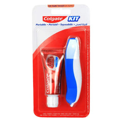 Colgate Kit Portable Optic White Toothpaste (20ml) & Blue Soft Toothbrush