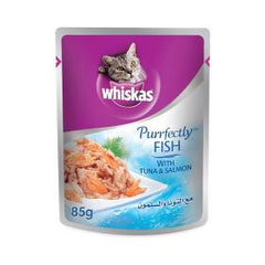 WHISKAS FISH W/TUNA 85GM
