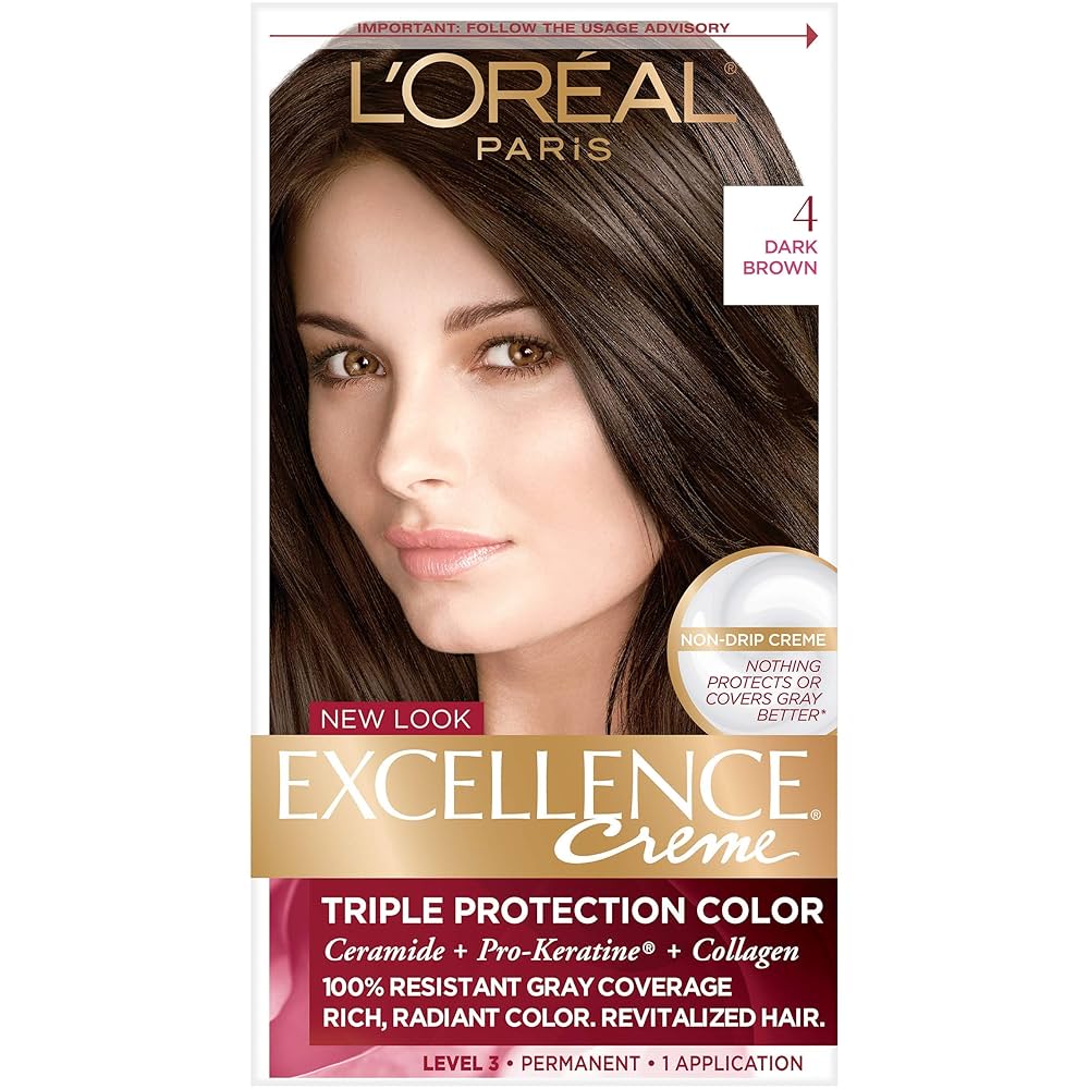 L'oreal Excellence Triple Care Hair Color Dark Brown 3