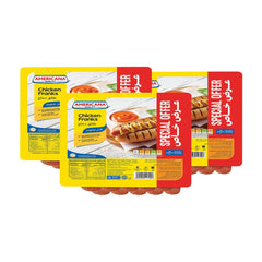 Americana Frozen Chicken Franks (10 Pieces) 340GMX3 PC OTR