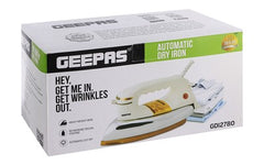 Geepas Automatic Dry Iron - White, Gdi2780