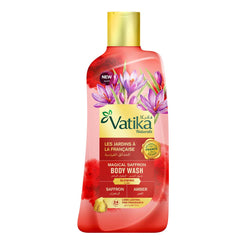 Vatika Naturals Les Jardins A La Francaise Glowing Body Wash Saffron & Amber Scent