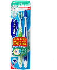 Wisdom Regular Plus Blue Soft Toothbrushes 2pcs