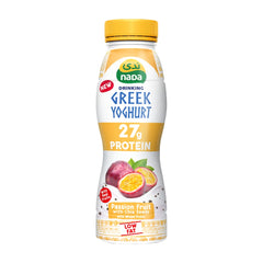 Nada Low Fat 27g Protein Passion Fruit Greek Yogurt Drink With Chia Seeds 330ml