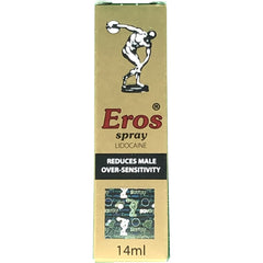 Eros Lidocaine Spray for Reduction of Male Over Sensitivity 14ML