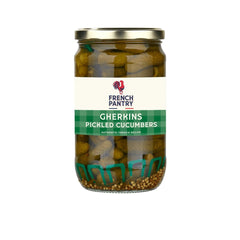 French Pantry Gherkins Pickled Cucumbers 380g