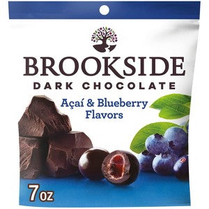 Brookside Dark Chocolate Bites Acai & Blueberry Flavors - artificial colors free, artificial flavors free, gluten free