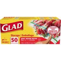 Glad Storage Zipper Bags 50