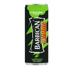 BARBICAN TURBO KIWI LIME KICK 240ML