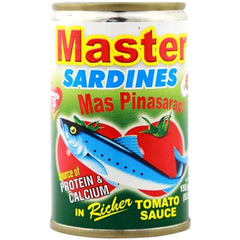 Master Sardines In Tomato Sauce - Trans Fat Free 425gm