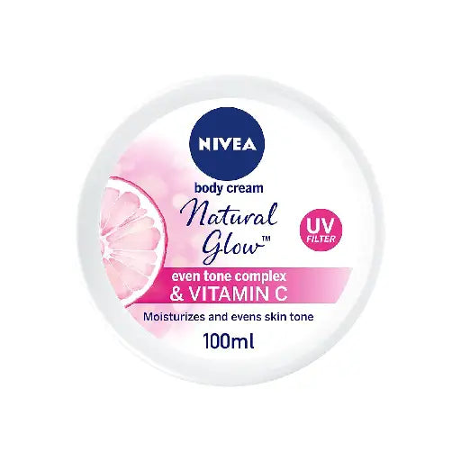 NIVEA Natural Fairness Body Cream with Even Tone Complex & Vitamin C 100ml
