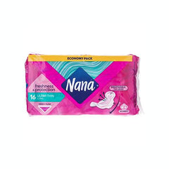 Nana Freshness & Protection Long Ultra Thin Pads with Wings 16 PER PACK